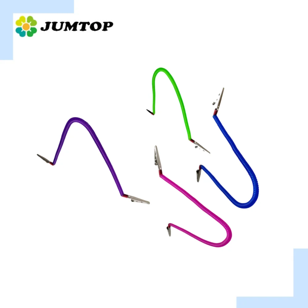 Dental Scarf Clips & Napkin Holders, Spring Rope Fasteners for Oral Hygiene Supplies, Dental Clinic Accessories