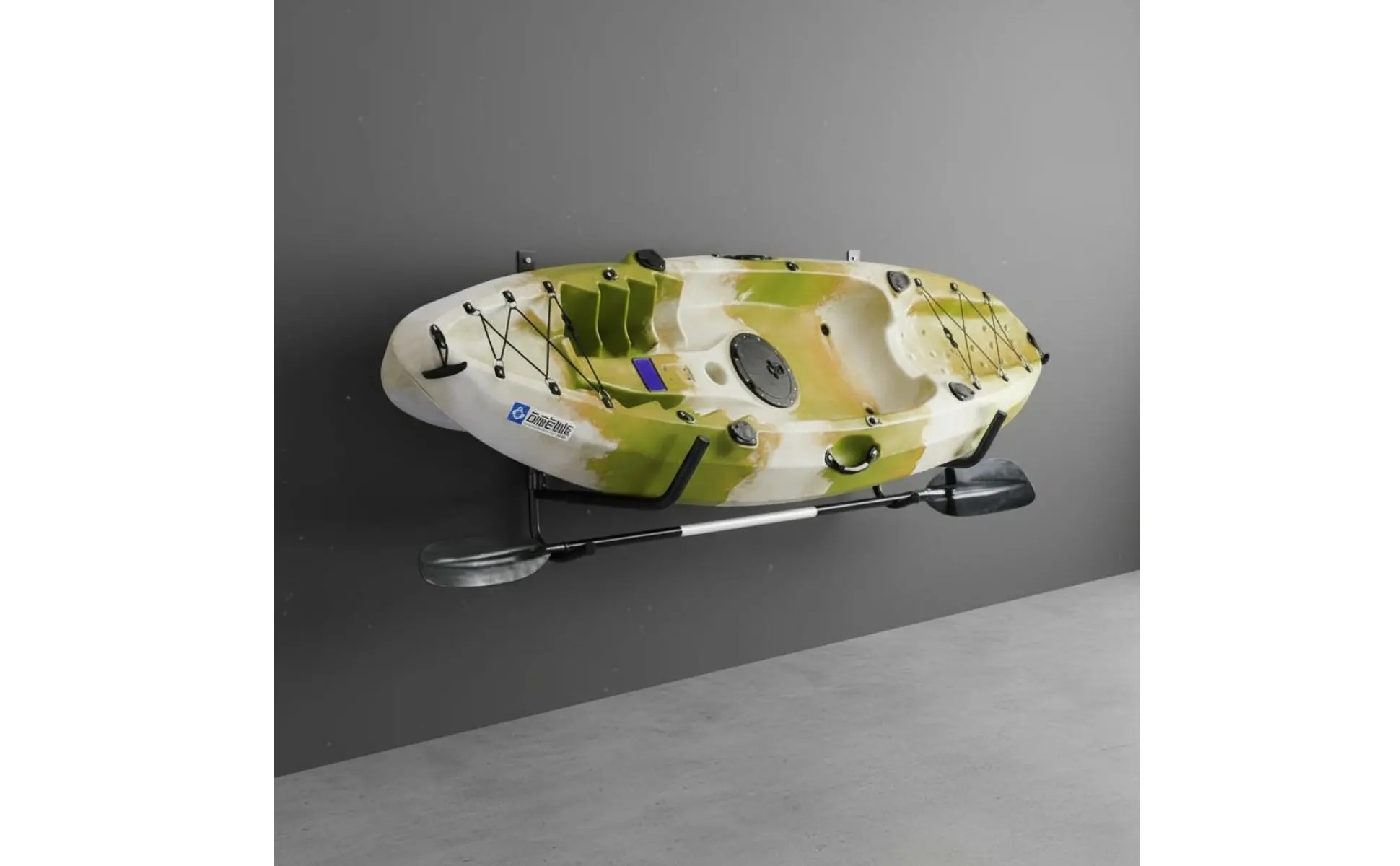 Rotating Kayak Rack Detachable Paddle Boat Wall Hanger Kayak Wall Mount Sturdy Paddle Boat Hanger Scratch Resistant for Garage