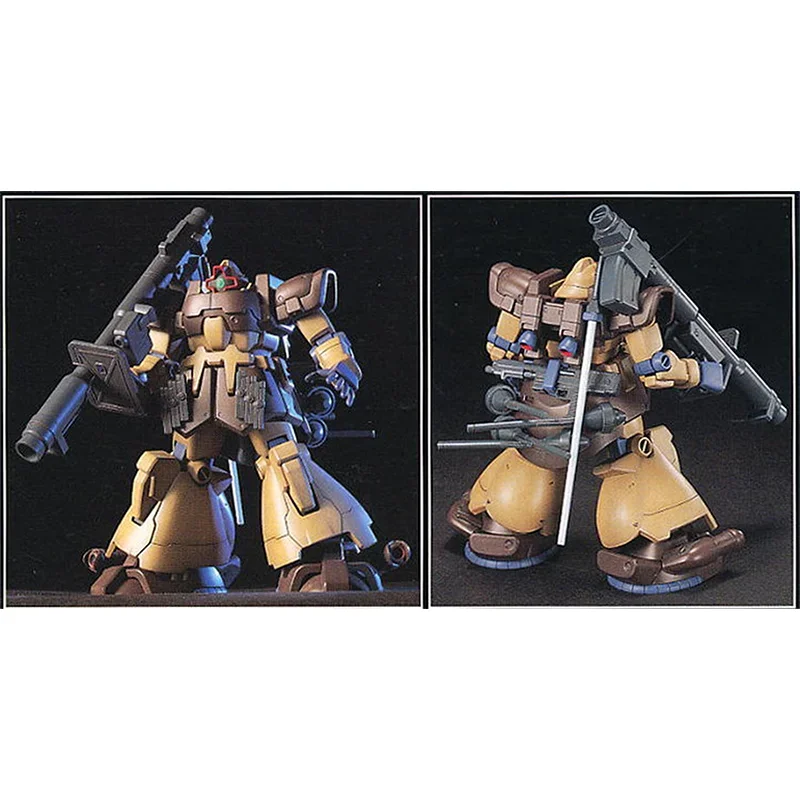 Bandai-Kit de figuras de acción de Gundam, modelo Original, HGUC 1/144, MS-09F, DOMTROPEN, Color del desierto, juguetes, regalos para niños