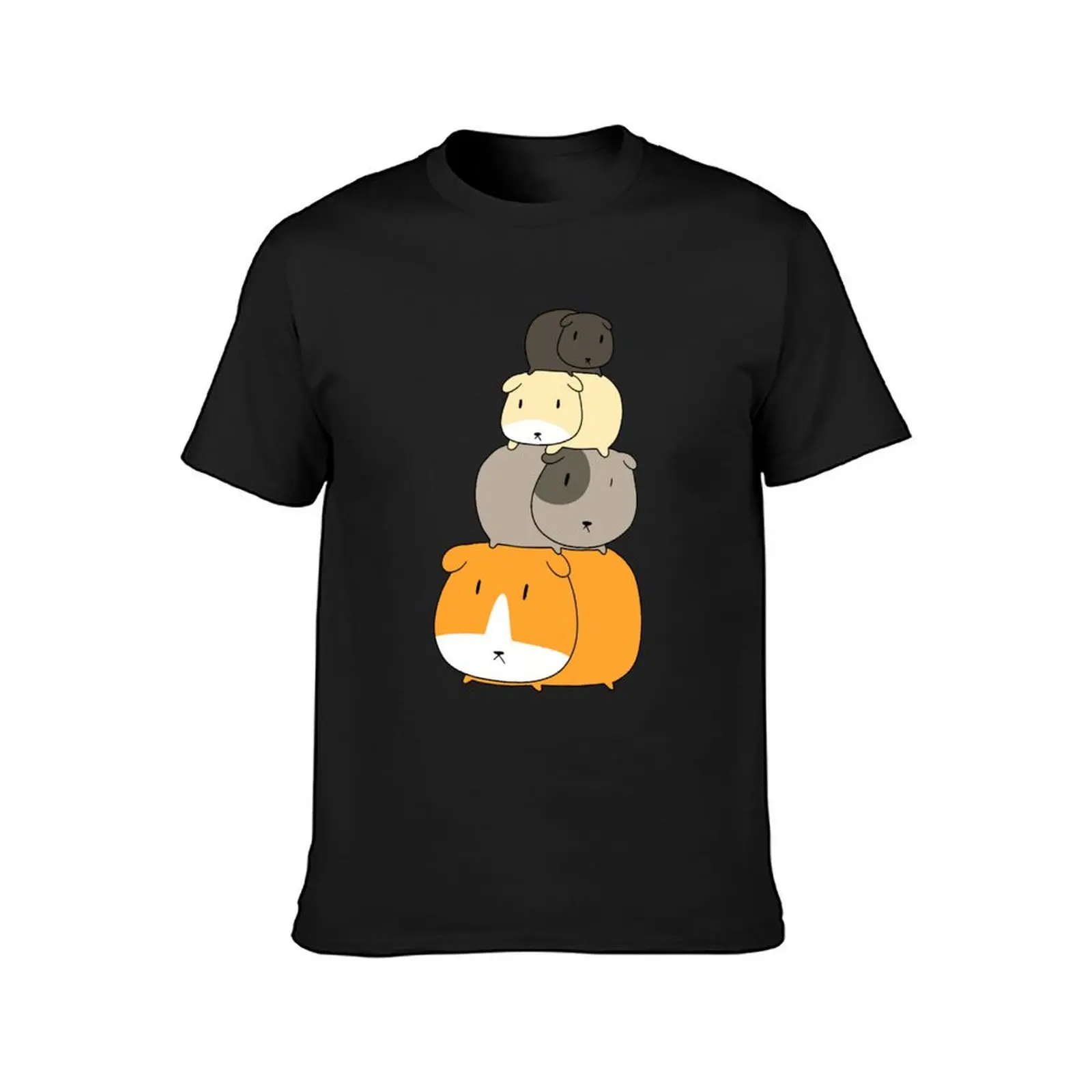 Guinea Pig Stack T-Shirt boys whites customs plain black t shirts men