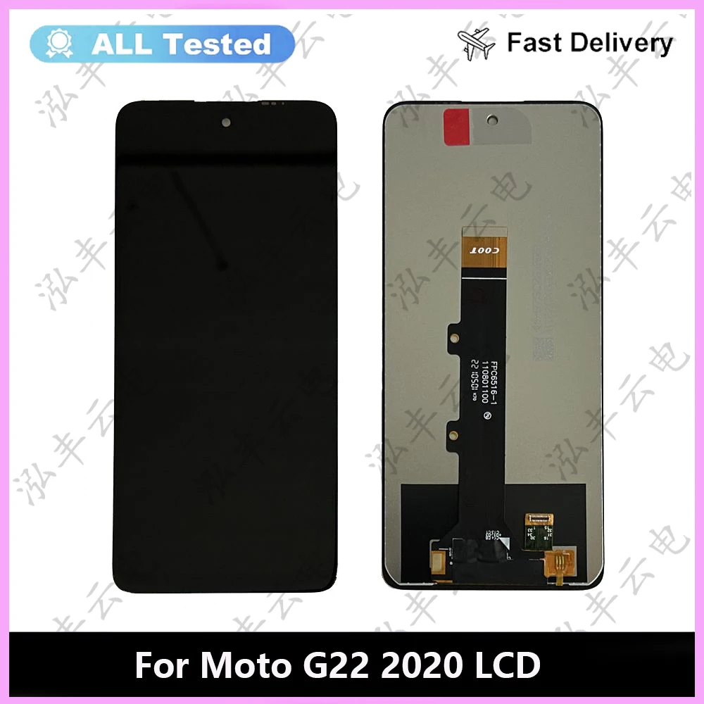 

100% Tested 6.5"LCD For Motorola Moto G22 Display Touch Screen Digitizer For Moto G22 2020 Replacement Assembly