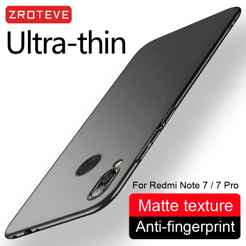 For Redmi Note8 Pro Case ZROTEVE Ultra Slim Hard PC Frosted Cover For Xiaomi Redmi Note 8T 7 8 Pro 2021 Xiomi Note7 Note8T Cases