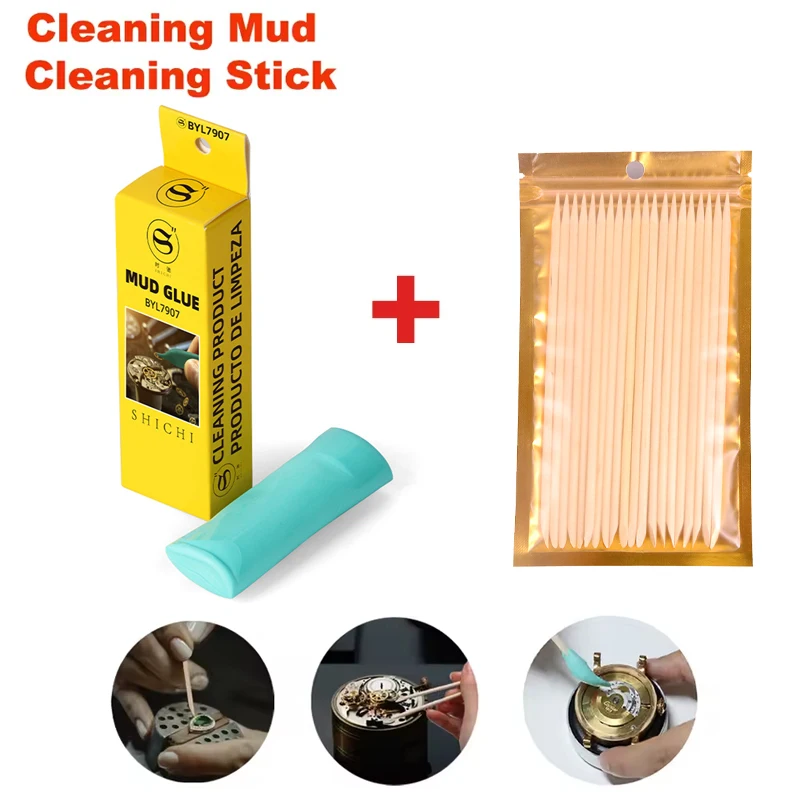 Professional Watchmaker Tool Green Rodico Putty Bergeon 6033 Watch Dust Removal Watch Dial Cleaner 1pc Watch Accessory