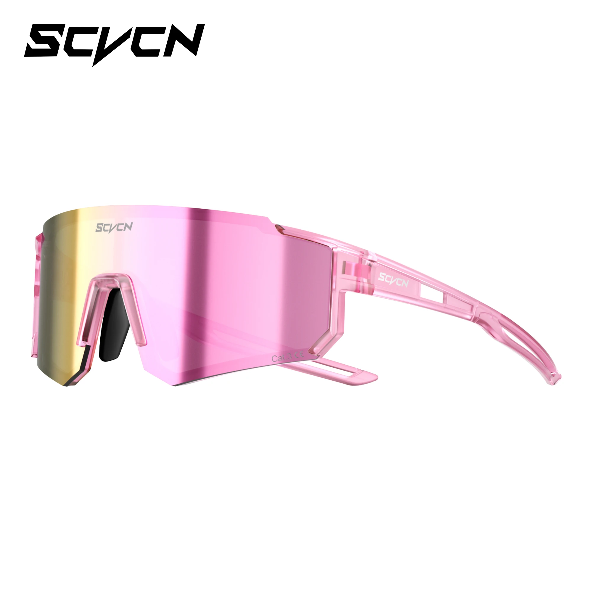 SCVCN Neue Outdoor-Sport-Sonnenbrille MTB Fahrrad Radfahren Wandern Eyewear Laufen Ultraleichte Herren Damen Pickleball UV400 Brille
