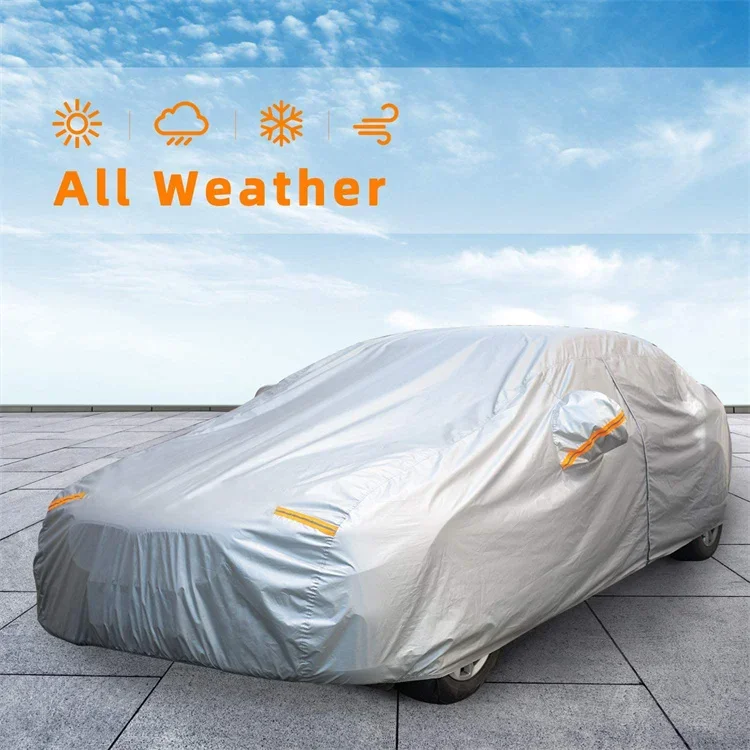 New Arrival Hot-selling Durable Silver Resist Premium Full Car Cover for Vehicles Mainland China