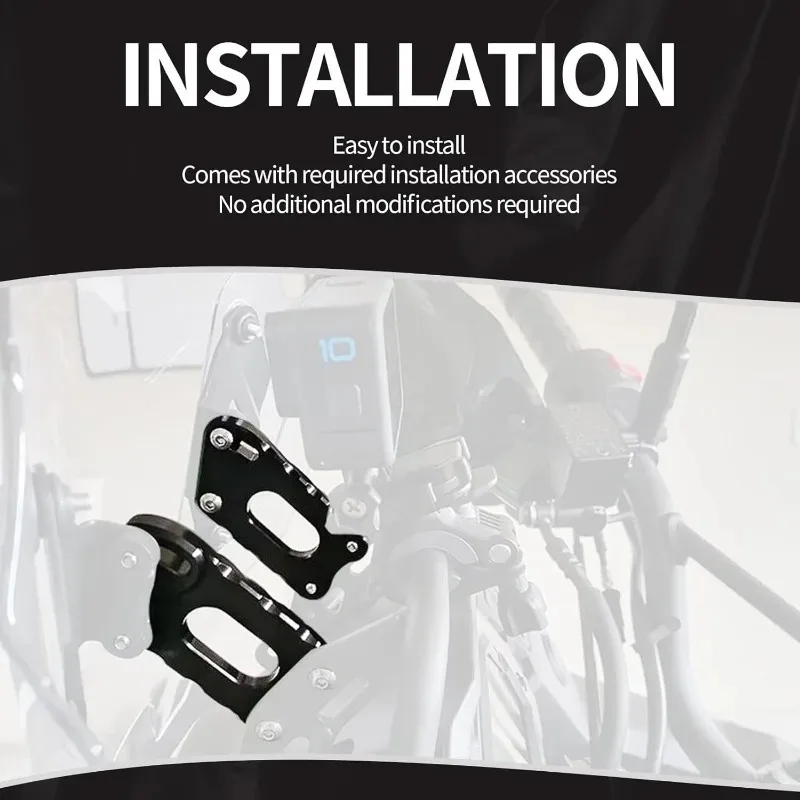 Motorcycle Adjuster Windshield Windscreen Riser Regulator holder for Kawasaki KLR 650 KLR650 2022 2023 5