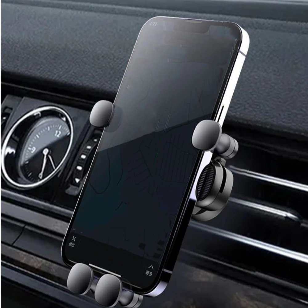 Air Vent Gravity Car Phone Holder 360-Degree Air Outlet Telescopic Car Phone Mount Stand Easily Mount for for 4.7-7 inch