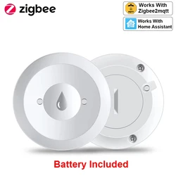 Zigbee Water Sensor Flood Leak Detector App Remote Monitoring for Kitchen/Bathroom Support Home Assistant Zigbee2mqtt
