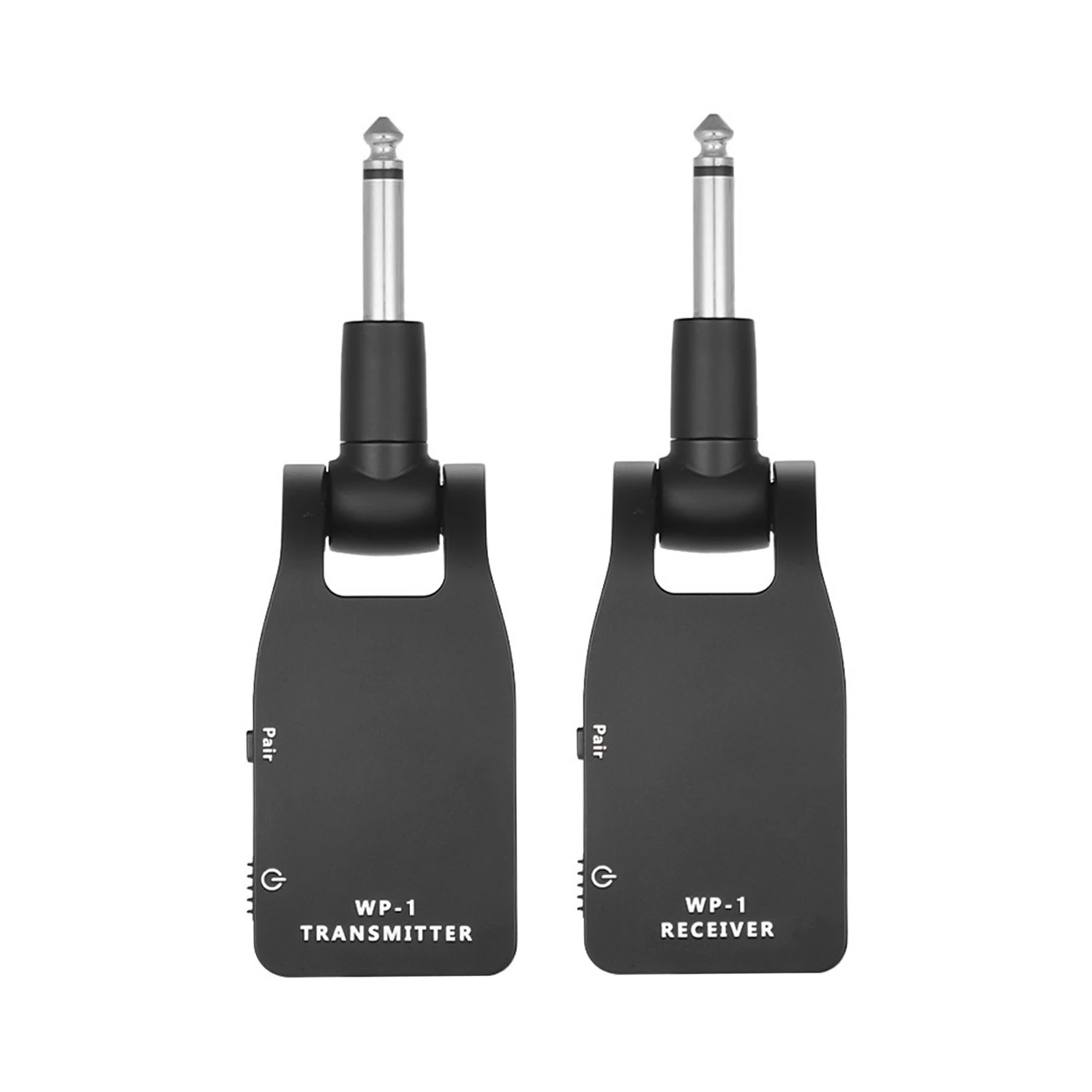 

2.4G Wireless Guitar System Transmitter & Receiver Built-in Battery 30M Transmission Range for Electric Guitar Bass 2024