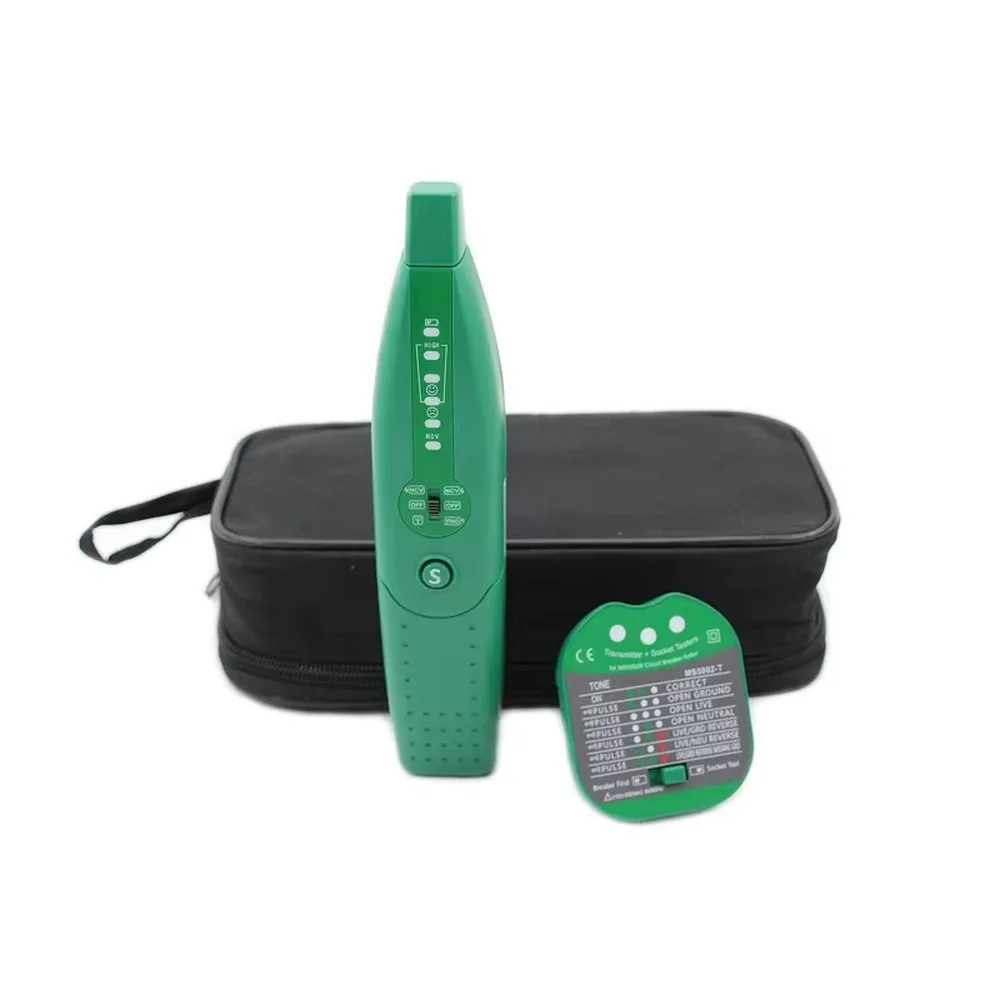 MS5902 Circuit Breaker Finder Fuse Socket Tester Automatic Multifunctional Wire Tracker With Flashlight US EU UK Plug