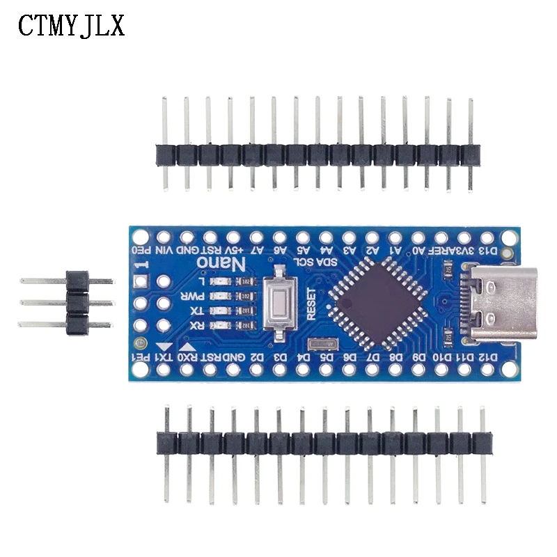 10pcs Mini/Type-C/Micro USB For Nano 3.0 With The Bootloader Compatible Controller for Arduino CH340 USB Driver 16Mhz ATMEGA328P