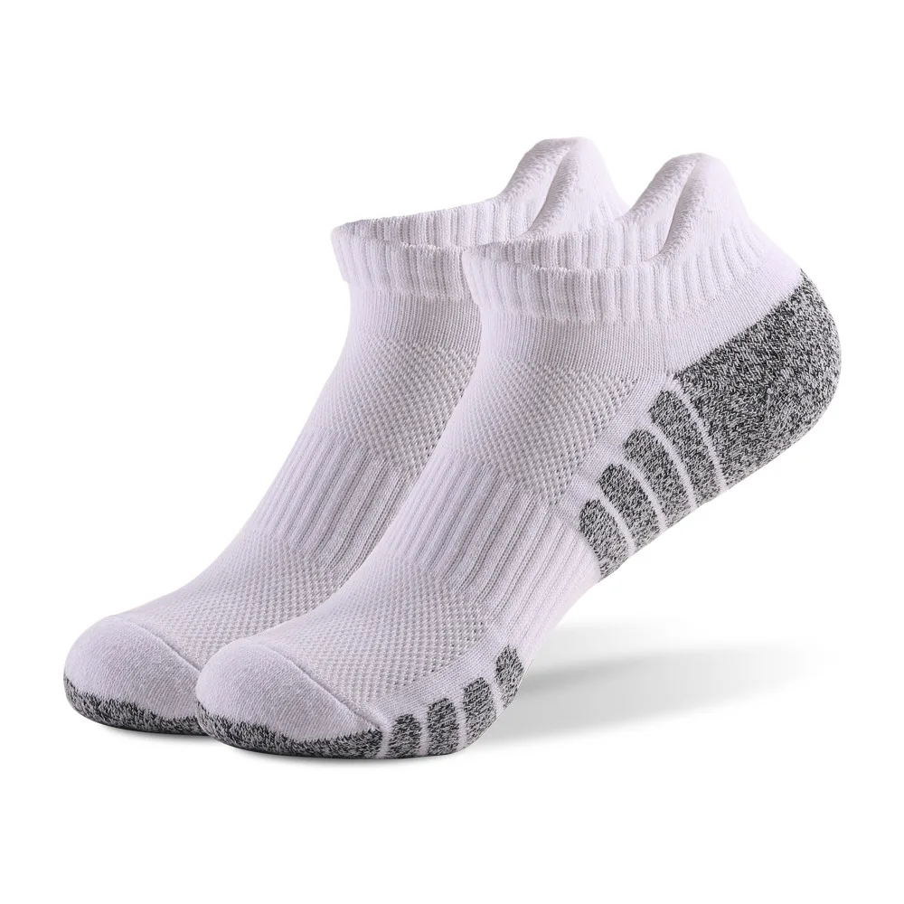

3pairs thickened towel bottom running socks mesh boat socks non-slip breathable sports socks Low cut Men's socks Women's socks