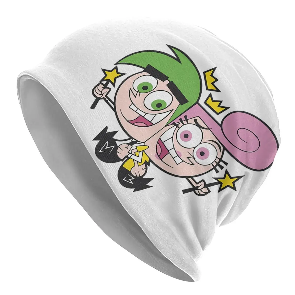 Fairly Oddparents - Cosmo (20) Warm Knitted Cap Fashion Bonnet Hat Autumn Winter Outdoor Beanies Hats for Unisex Adult