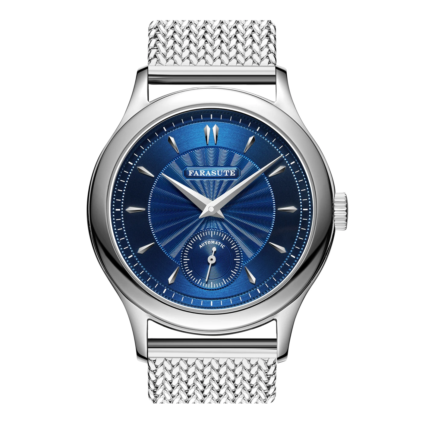 

FARASUTE Men Pilot Watch 39mm Automatic Mechanical Wristwatch 5ATM Waterproof Sapphire Mirror Small Second Dial