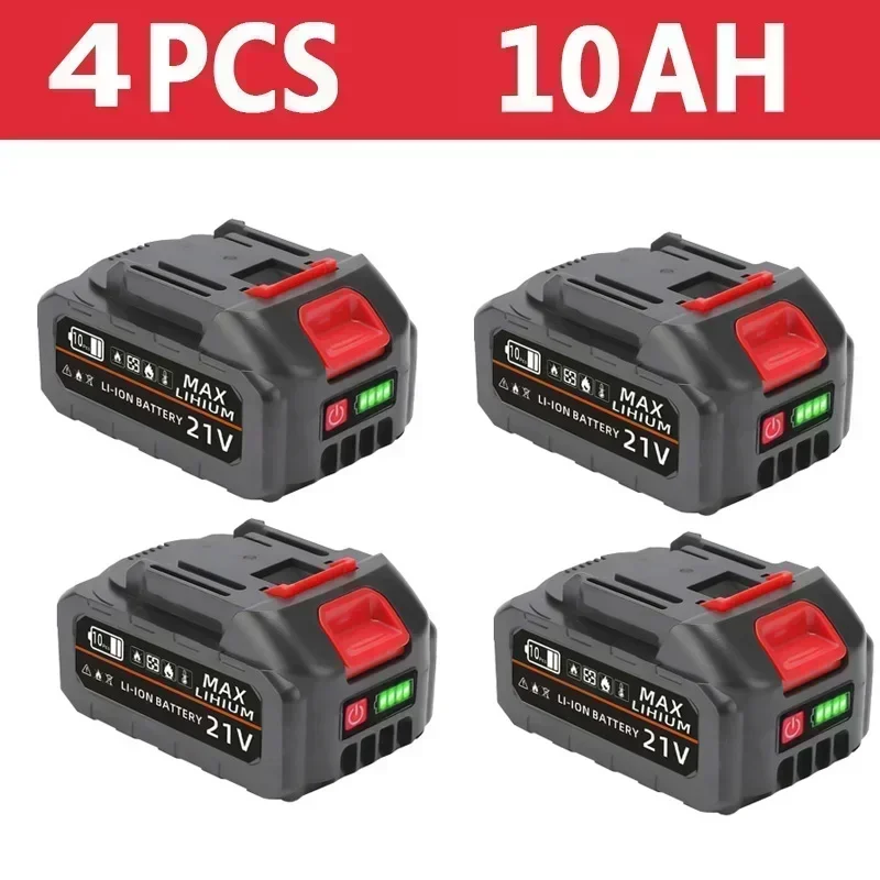 For Makita 18V 21V 10ah Battery Compatible with dewalt power Tools 18V 12Ah rechargeable electric tool Lithium batteries 20V 18V