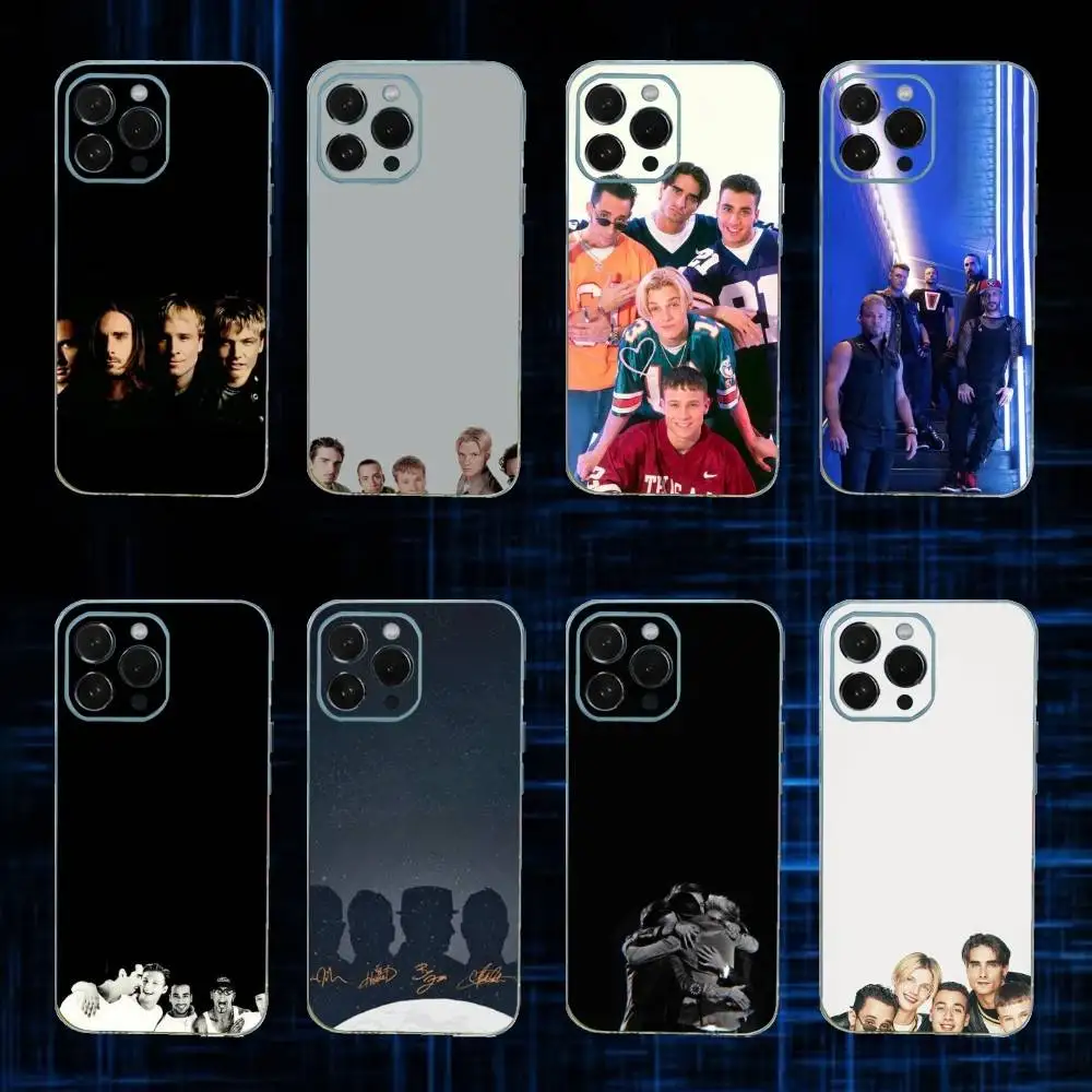 

B-Backstreet Boys BSB Phone Case For iPhone17,16,15,14,13,12,11 Plus,Pro Max Soft Transparent Cover