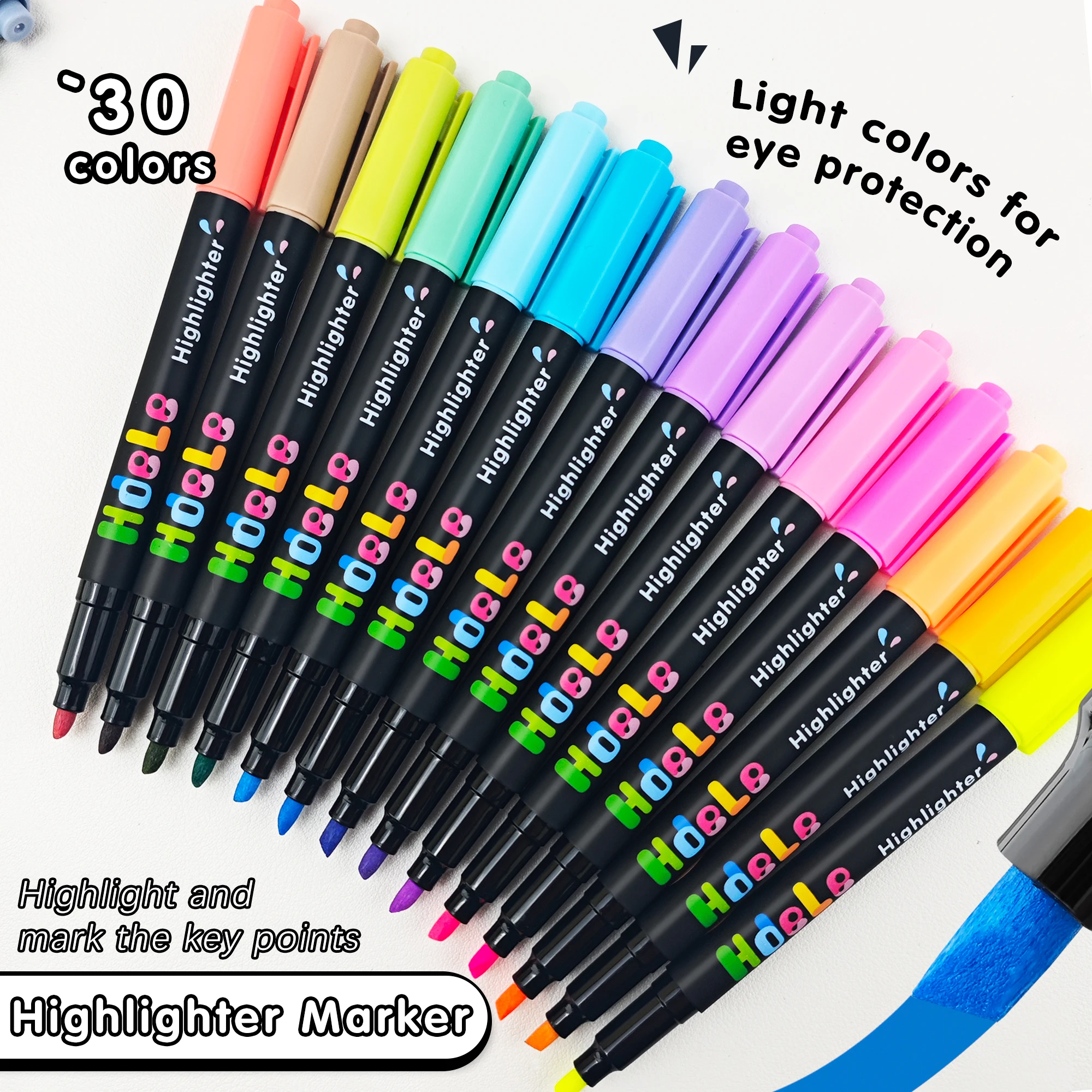

Highlighters Marker Pen, Chisel Tip, Assorted Fluorescent, 6 Count Quick Dry, Perfect For Studying, Student & Teacher Supplies