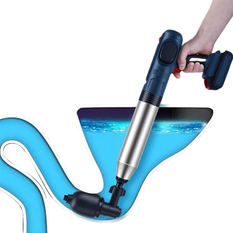 

Toilet Plunger Air Power Bathroom Plunger High Pressure Drain Blaster Pipe Drain Cleaner For Kitchen