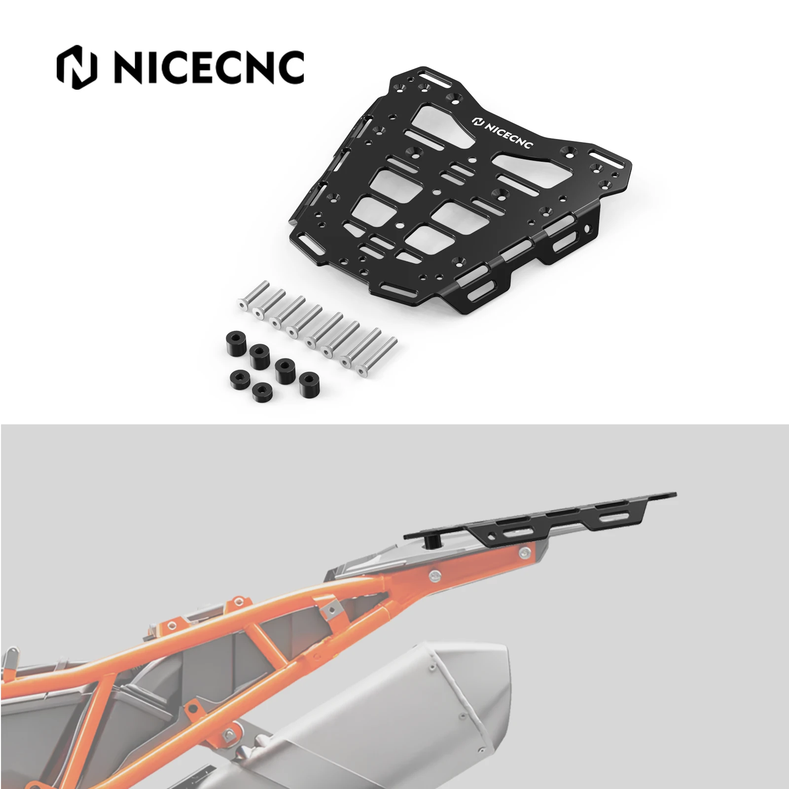 For KTM 790 890 Adventure 2019-2024 Motorcycle Rear Luggage Rack Kit For KTM 790 Adventure 890 Adventure 2024 2023 2022 2021