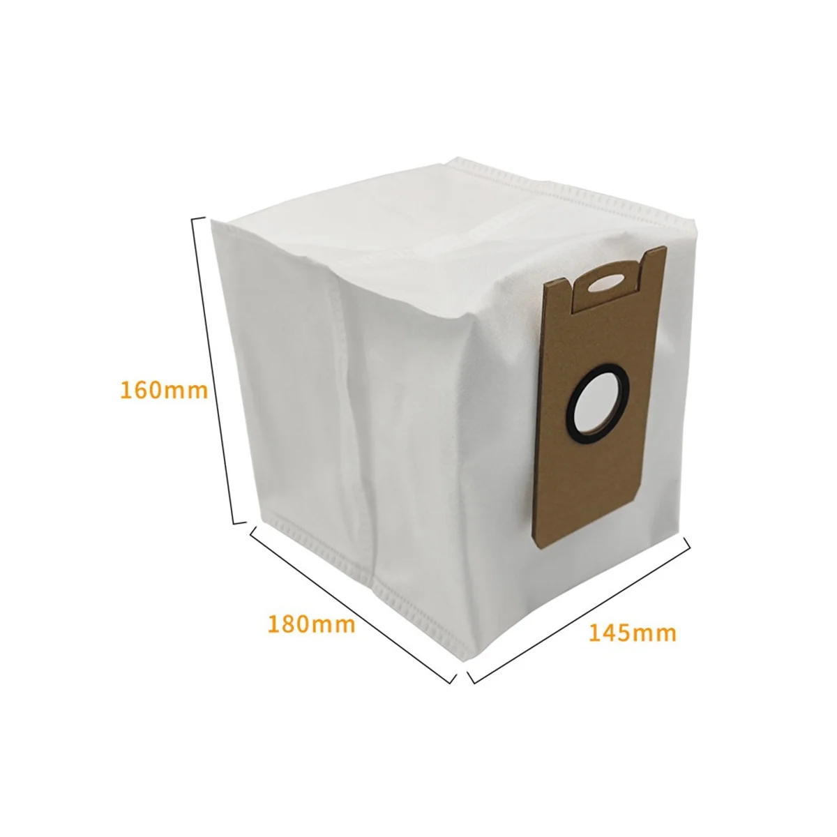 Sacos de pó aspirador para Lydstro W2 Robot, Peças sobressalentes, Acessórios substituíveis, 5pcs