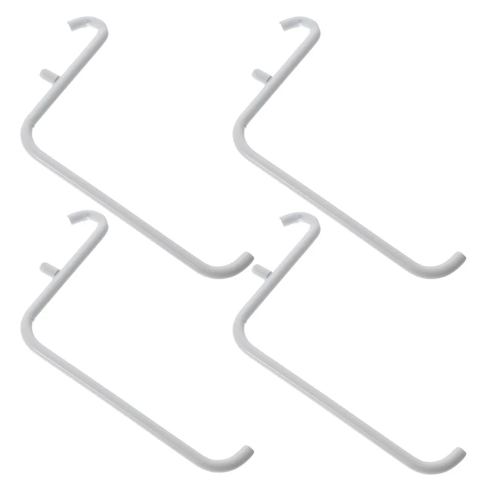 4Pcs Metal Painted Pegboard Bracket Hooks Sturdy Desktop Organizer Garage Workshop Home Tool Storage Pegboard Bracket Hooks - view 5