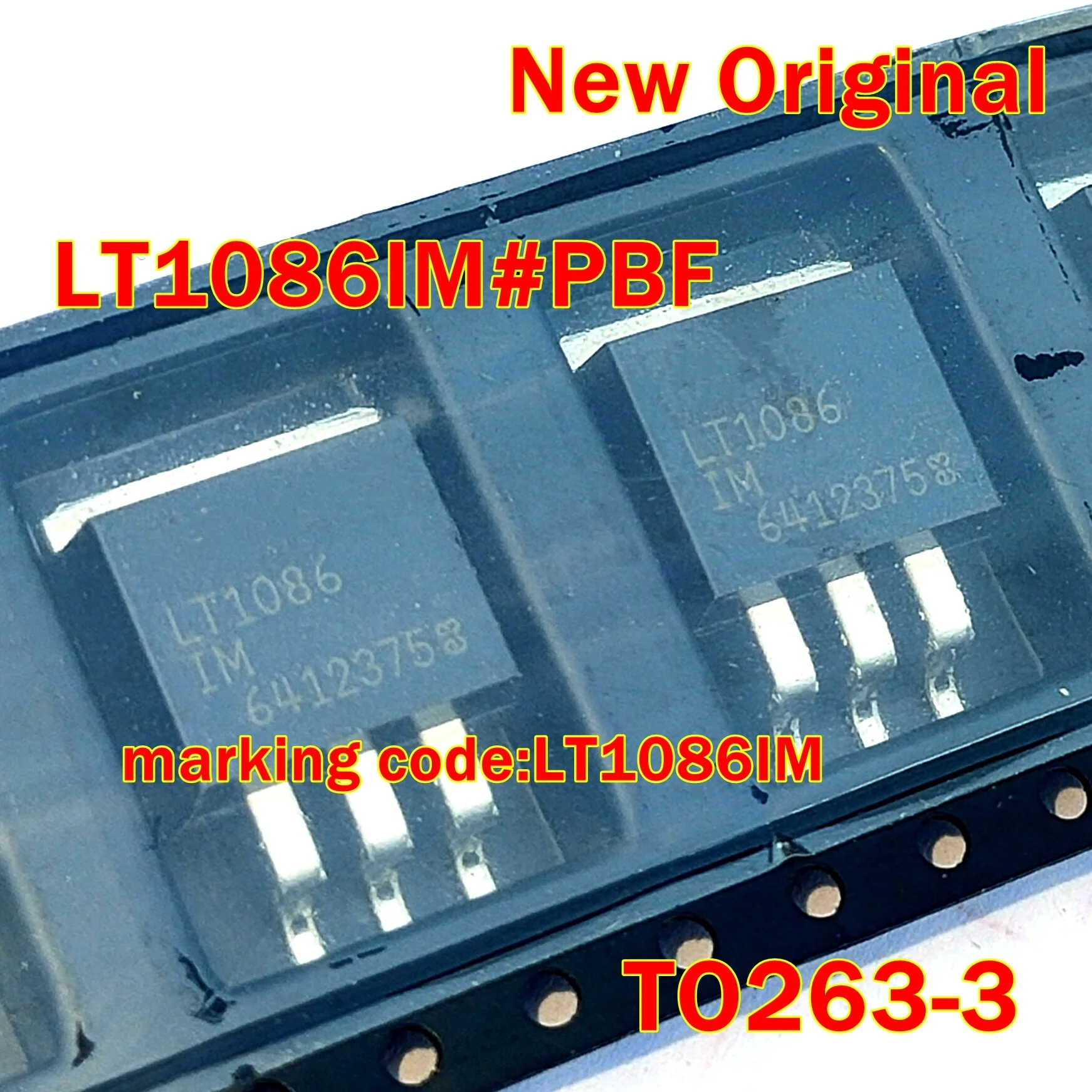 

1pcs to 100pcs LT1086IM#PBF LT1086IM TO263-3 New Original marking code:LT1086IM 1.5A low dropout positive voltage regulator