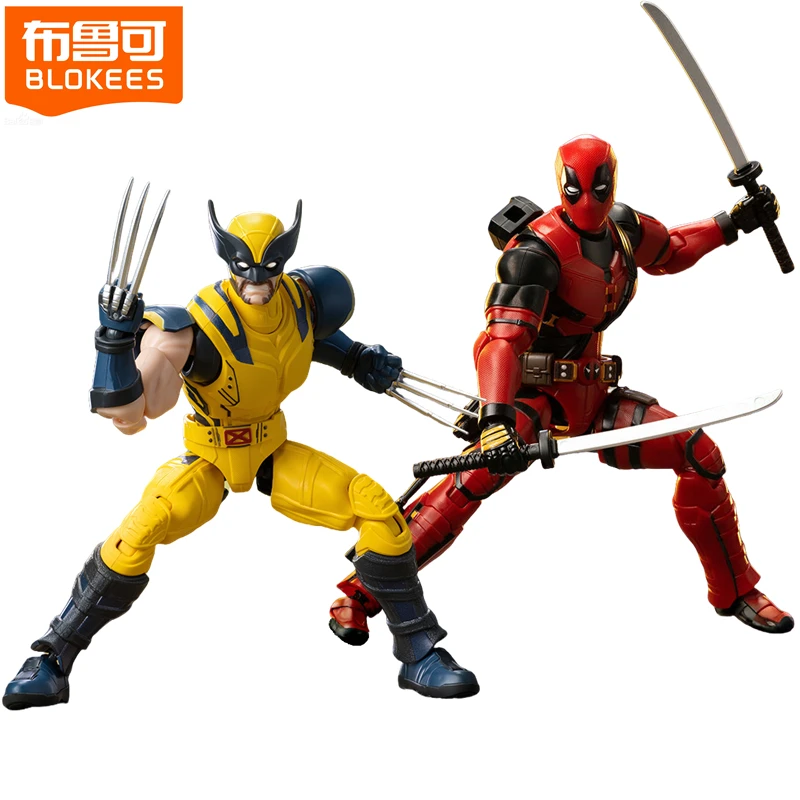 Figurka Akcji Deadpool & Wolverine Przyjaciele z Deadpool 3 X-Men Wersja CLASS z Ruchomymi Stawami Model Filmowy Zabawka 2024