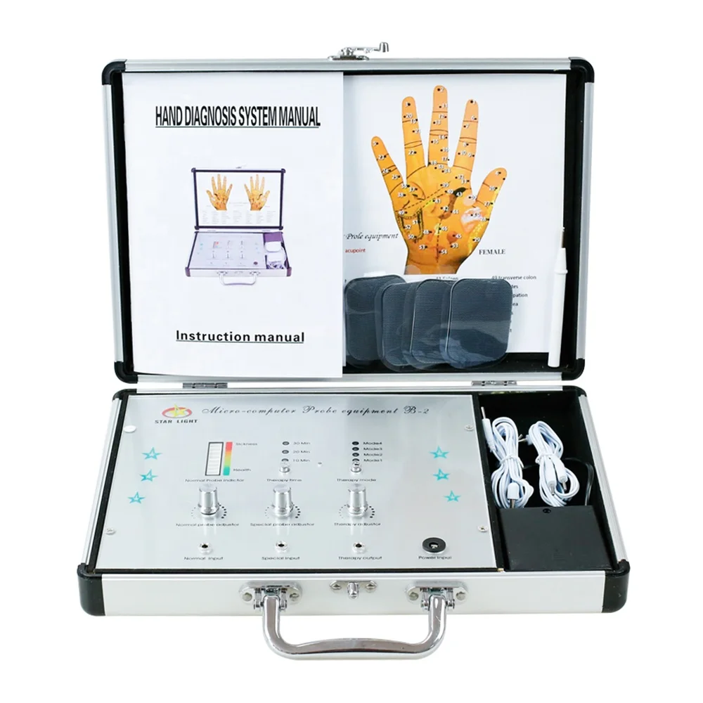 Multi-Frequency Hand Acupoint Therapy Diagnosis Machine for Full Body Health Analysis Healthcare Supply Product