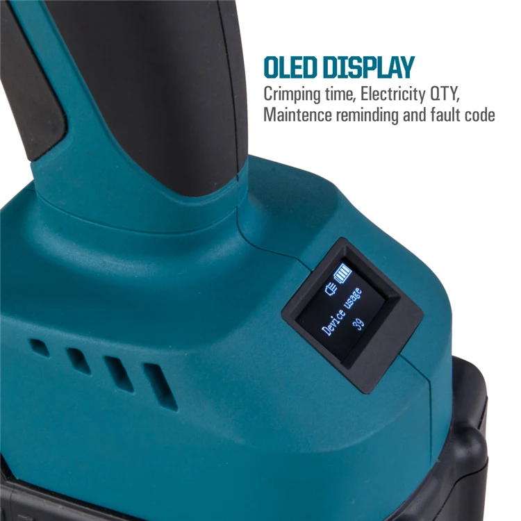 Z UPPER ED-300 Battery Hydraulic Terminal Crimper 60KN 17mm Stroke Cu300 Al240