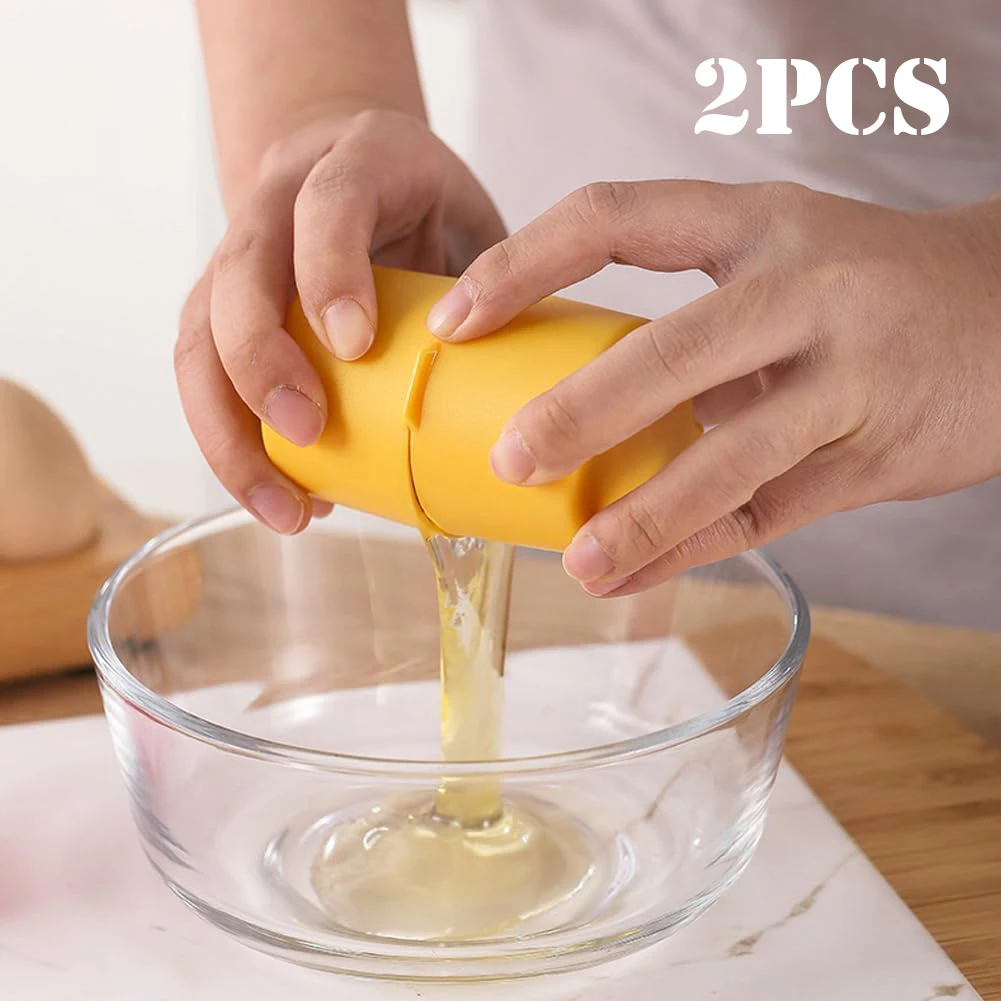 

1/2pcs Egg Shell Opener Egg Cracker for Raw Eggs Hard Boiled Egg Peeler Egg Cube Egg Separator Handheld Tool Kitchen Gadgets