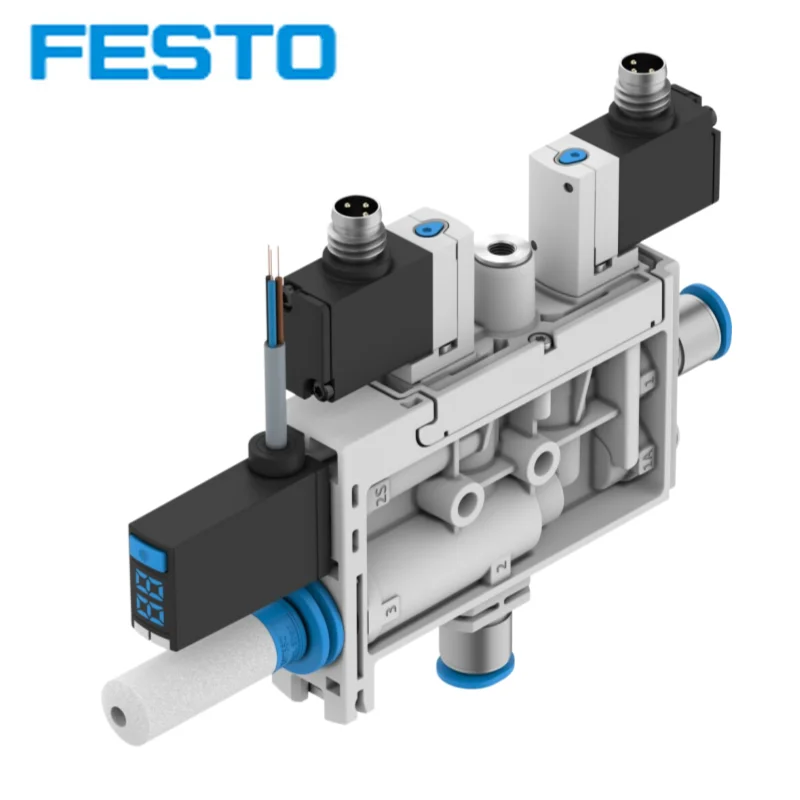 FESTO Vacuum generator 8152241-OVEL-7-H-15-PQ-VQ4-UA-C-A-V1PNLK-R8 Genuine Vacuum generator Lightweight and compact in structure