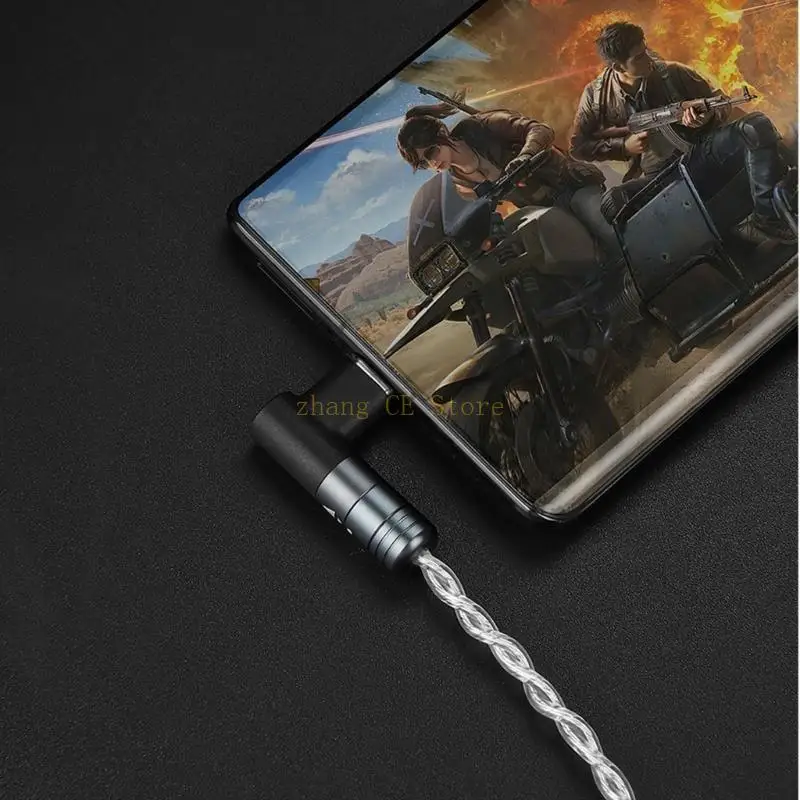 Auricolari M5TD Cavo aggiornato Silver placcato 2,5/3,5/4,4 mm/USB C/Gaming con cavo