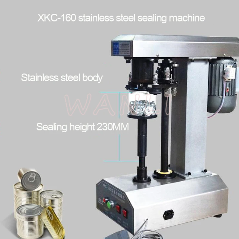 

Electric Can Sealing Machine TDFJ-160 220V 25 (times / minute) Tinplate Cans Sealer Cans Sealing Machine