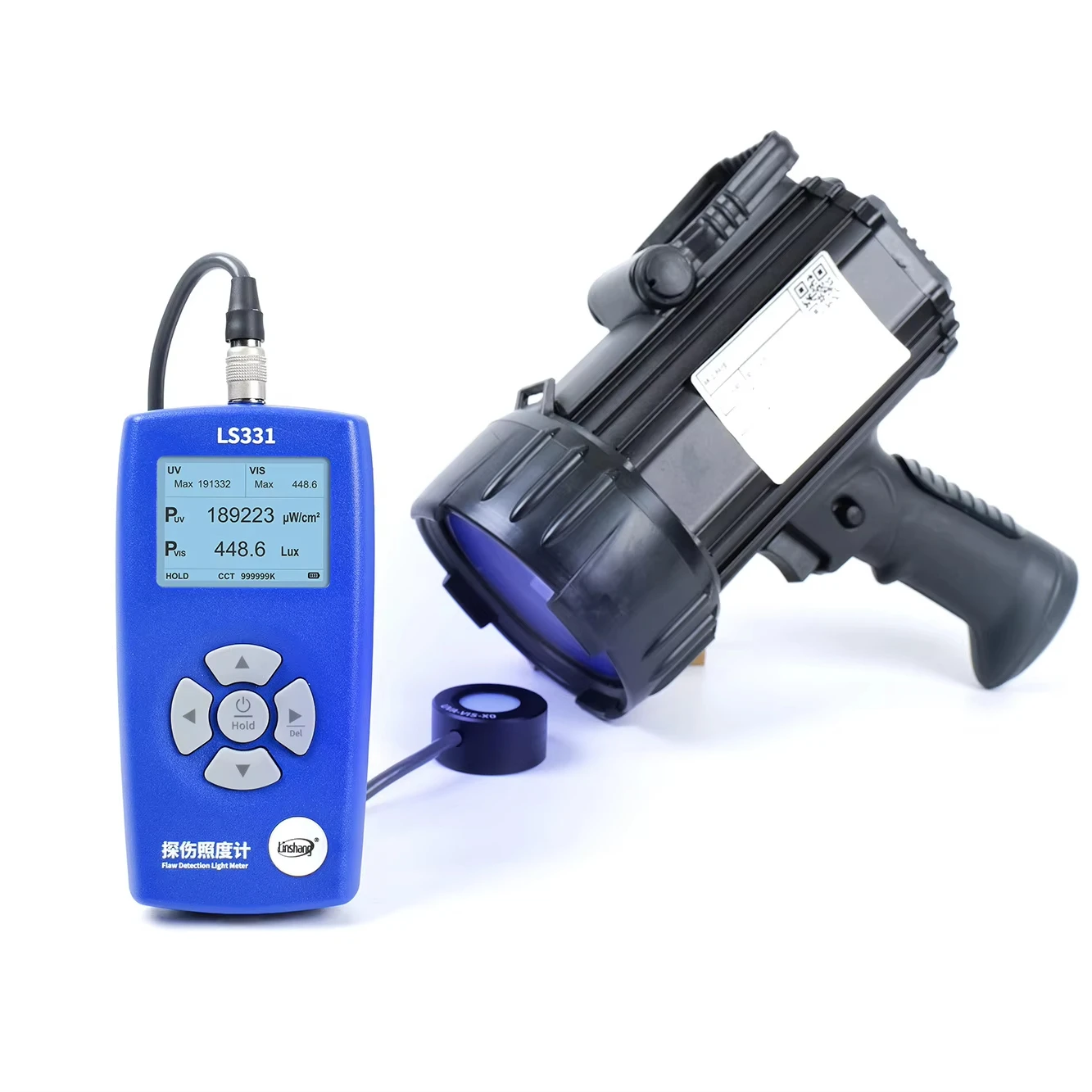 

LS331 Non-destructive Flaw Detection Light Meter 315-405nm Multifunctional UV Detector UV Power Visible Light Illuminance Tester