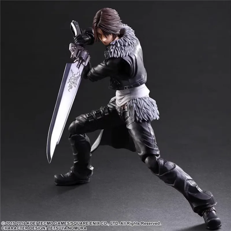 Oryginalna figurka akcji SQUARE ENIX PLAY ARTS Final Fantasy VIII FF8 Squall Leonhart Aktywne stawy Model Kolekcje Prezent Bez pudełka