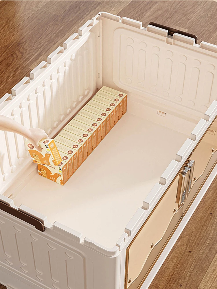 Plastic Storage Bins Organizer 5 Tiers Stackable Folding Storage Cabinet Containers With Lids Or Bedroom Wardrobe Sorting Boxes