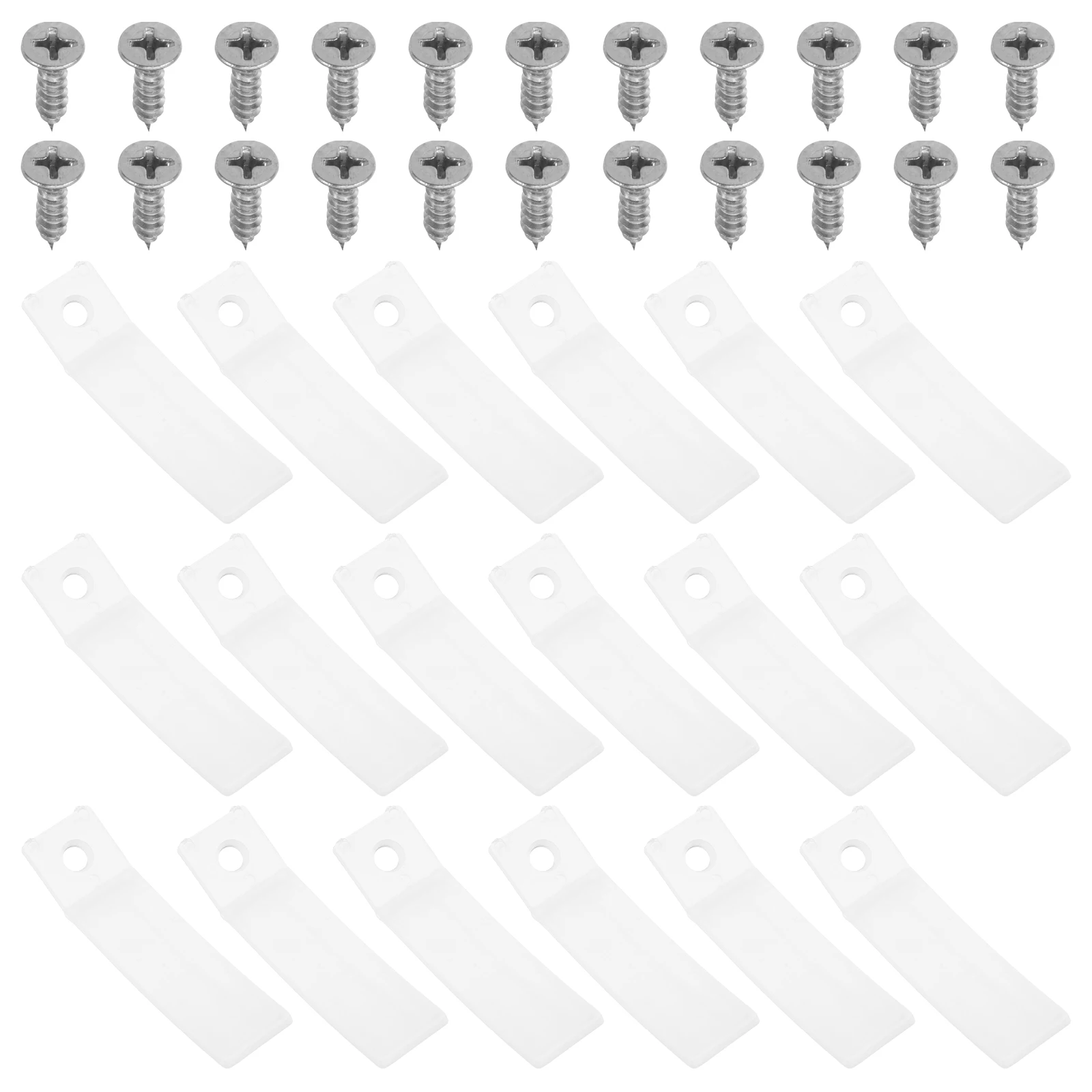 

40 Sets Drawer Anti slip Sheets Clear Plastic Stoppers Cabinet Hardware Wardrobe Furniture Non adhesive Blockers