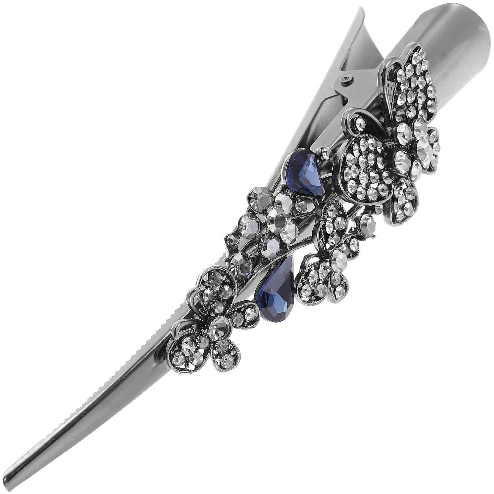 

Rhinestone Large Hair Clip Women Vintage Elegant Hair Accessories Stylish Hairpin for Different Styles
