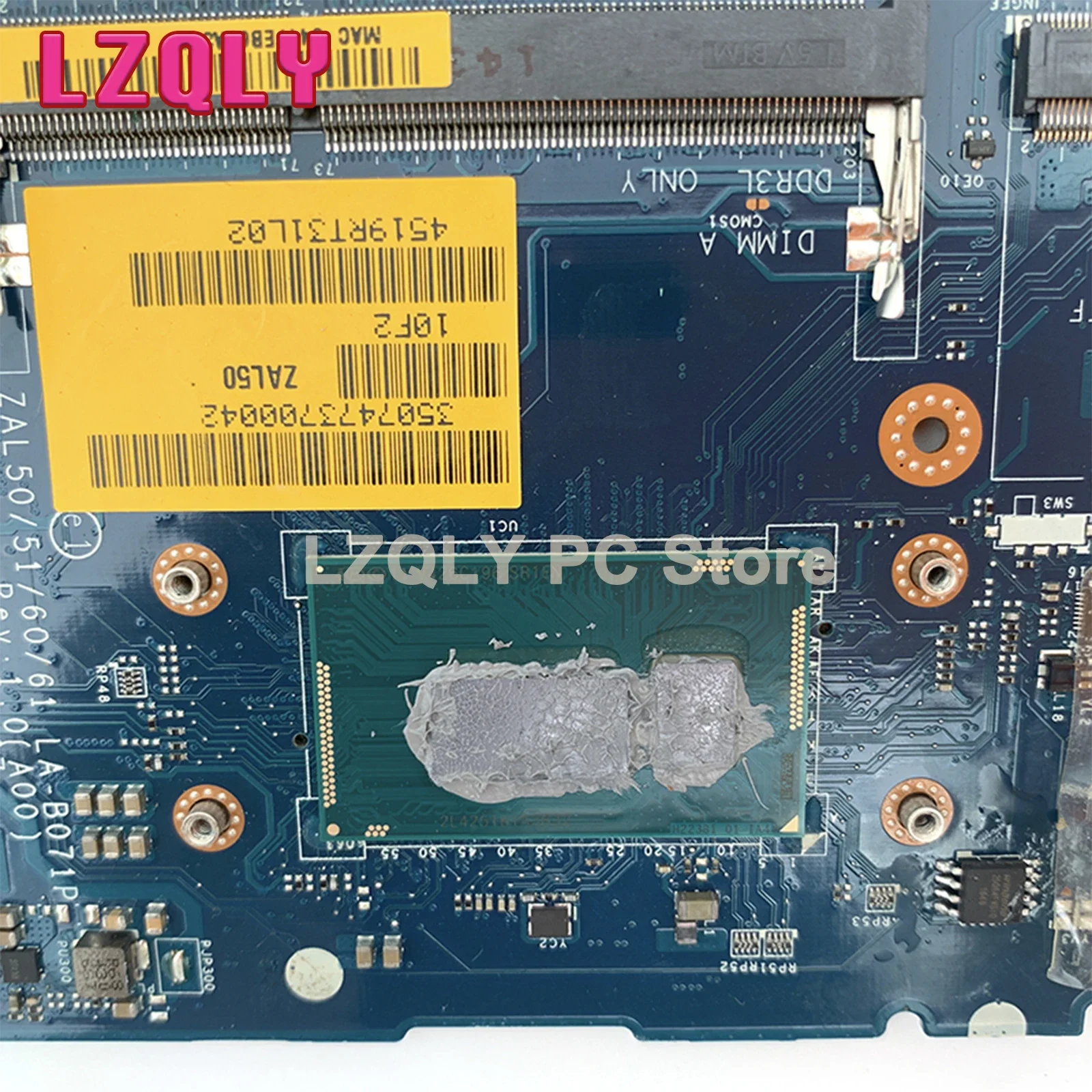 PARA Dell Latitude 3450 3550 LA-B071P Laptop Placa-mãe Celeron 3805U CPU Mainboard CN-0M5NY9 M5NY9 100% testado