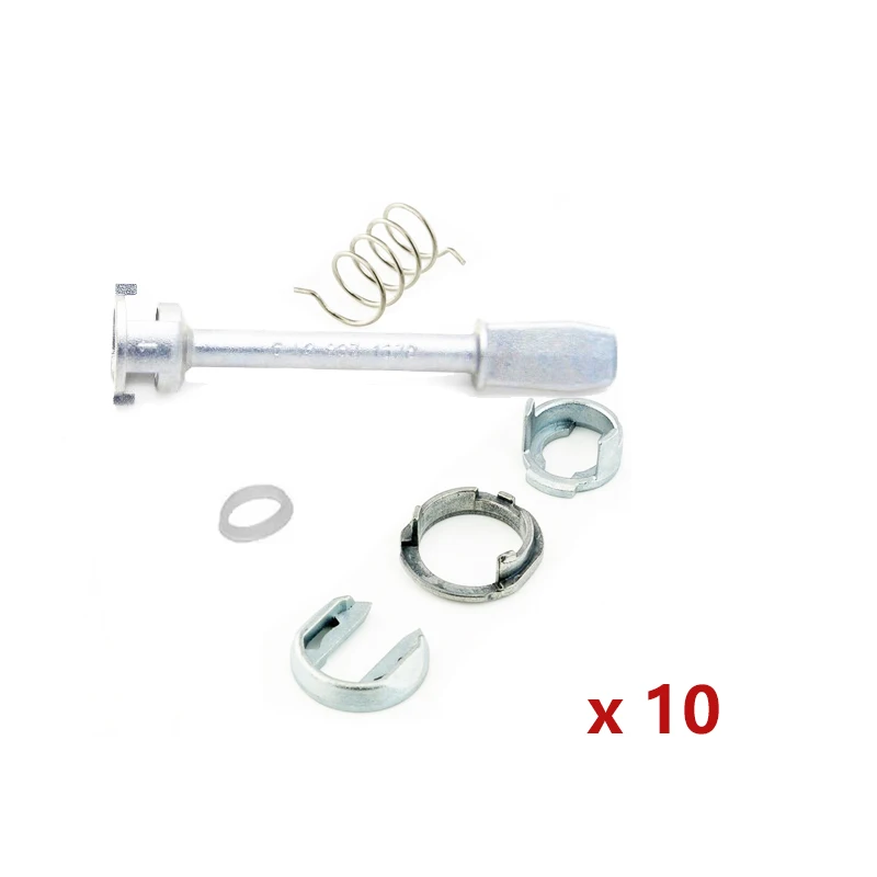 

10set 6L3837167B/168B for VW for Seat Ibiza Cordoba for Caddy Door Lock Cylinder Repair KIT for Left-Right Side