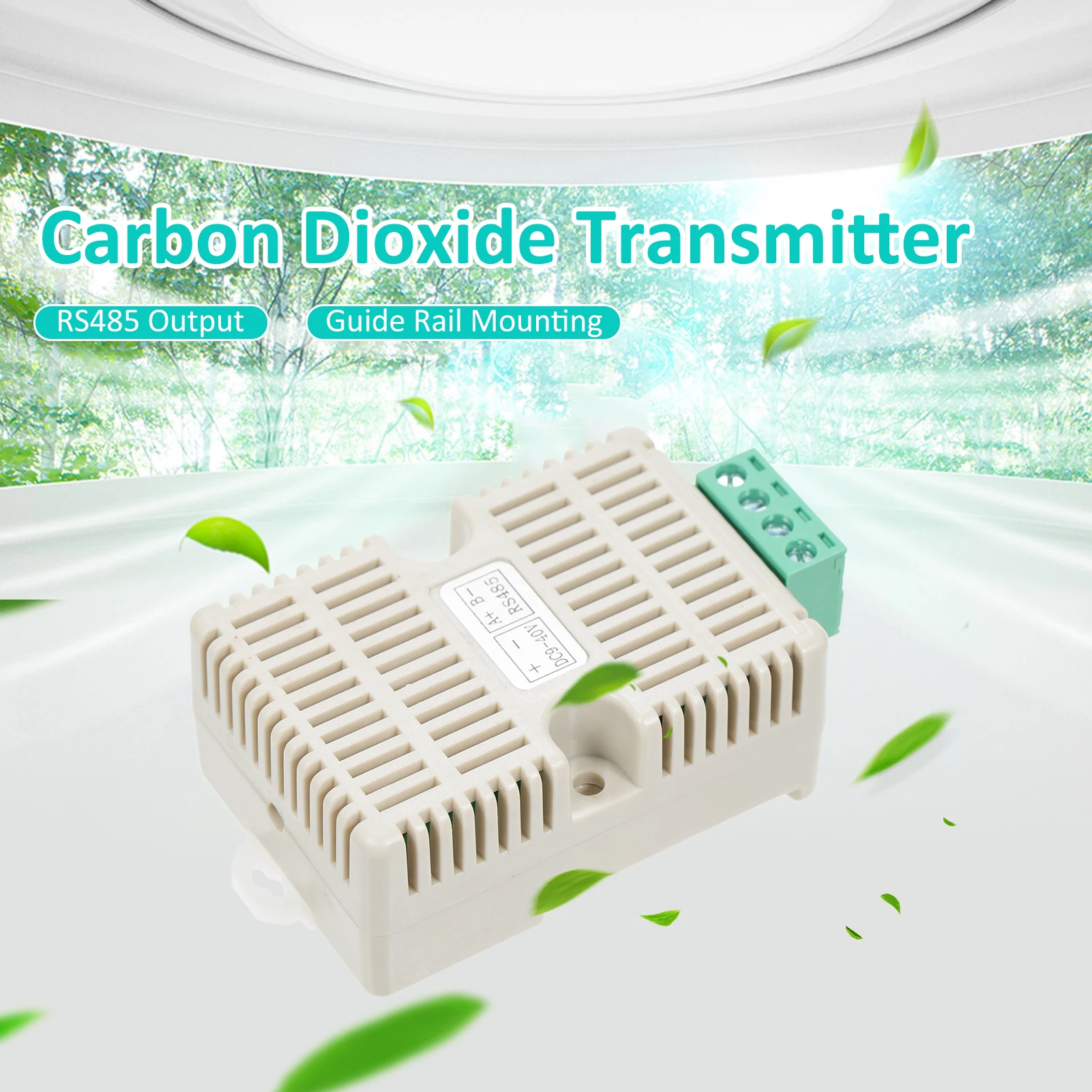 

RS485 MODBUS-RTU Protocol Carbon Dioxide Transmitter Reverse Power Supply High Accuracy Stable Performance Industrial Monitoring