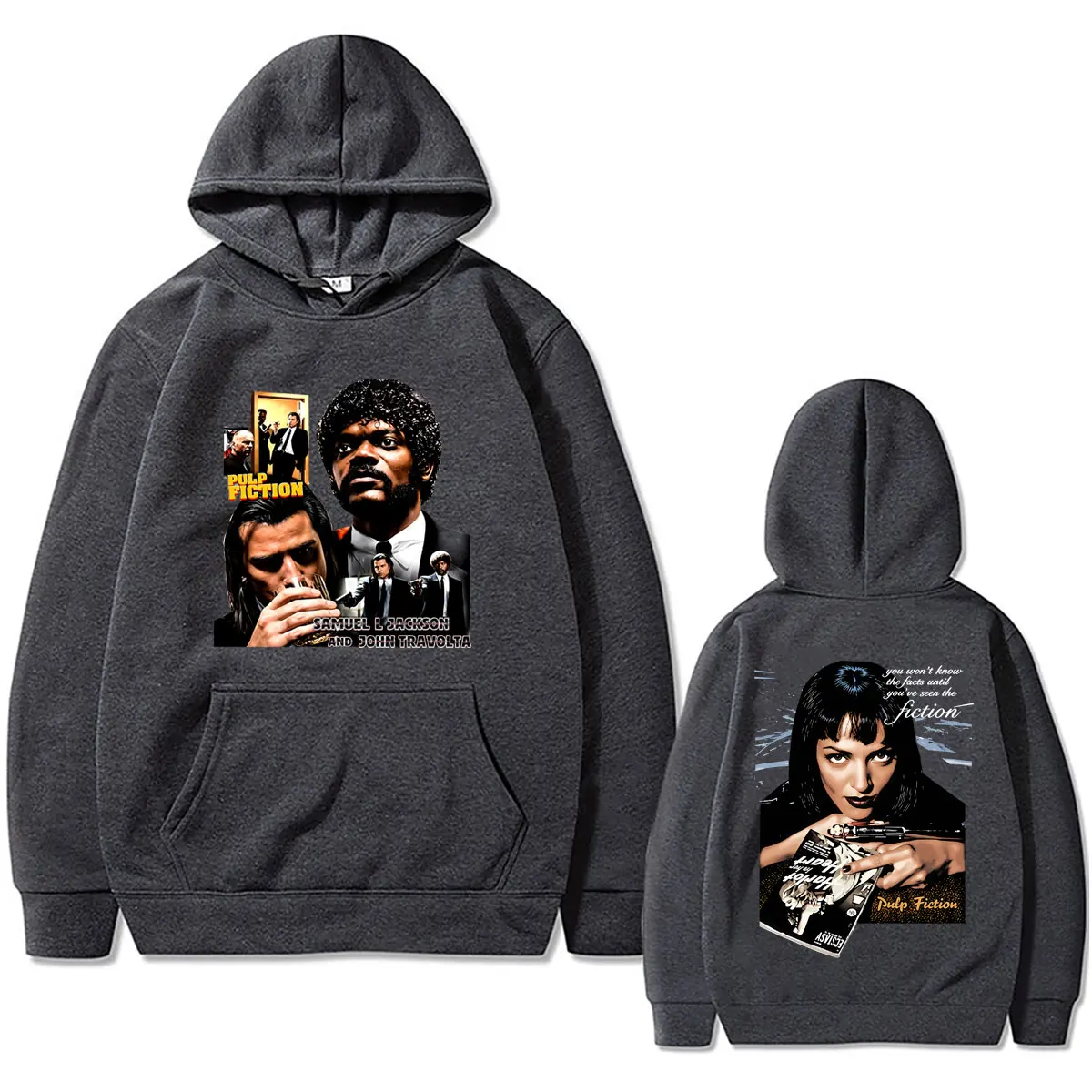 Famous Director Quentin Tarantino Movie Pulp Fiction Hoodie Men Women Clothing Hip Hop Fashion Sweatshirt Male Casual Hoodies