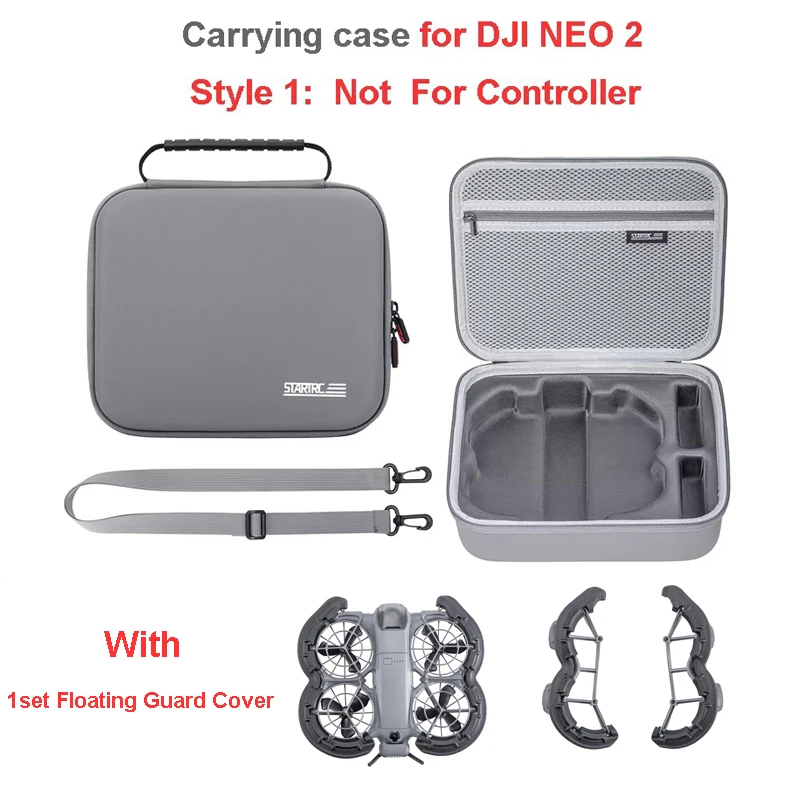 Draagtas Reisschoudertas voor DJI Neo 2, Fly More Combo Drone-accessoires Opbergtas PU draagbare handtasdoos