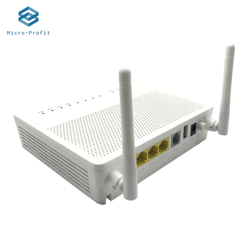 Imagem -04 - Xpon Ont Gpon Epon Onu H1s3 1ge Mais 3fe Mais 1tel Wlan Mais 2.4g Ftth Modem Usado Fibra Óptica Segunda Mão Home Router Onu Pcs