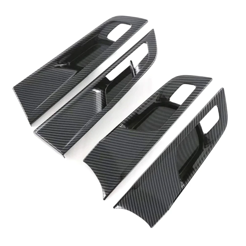 

Q39F Carbon Fiber Door Handle Cover Catch Bowl Bezel Frame Sticker for MGMulan