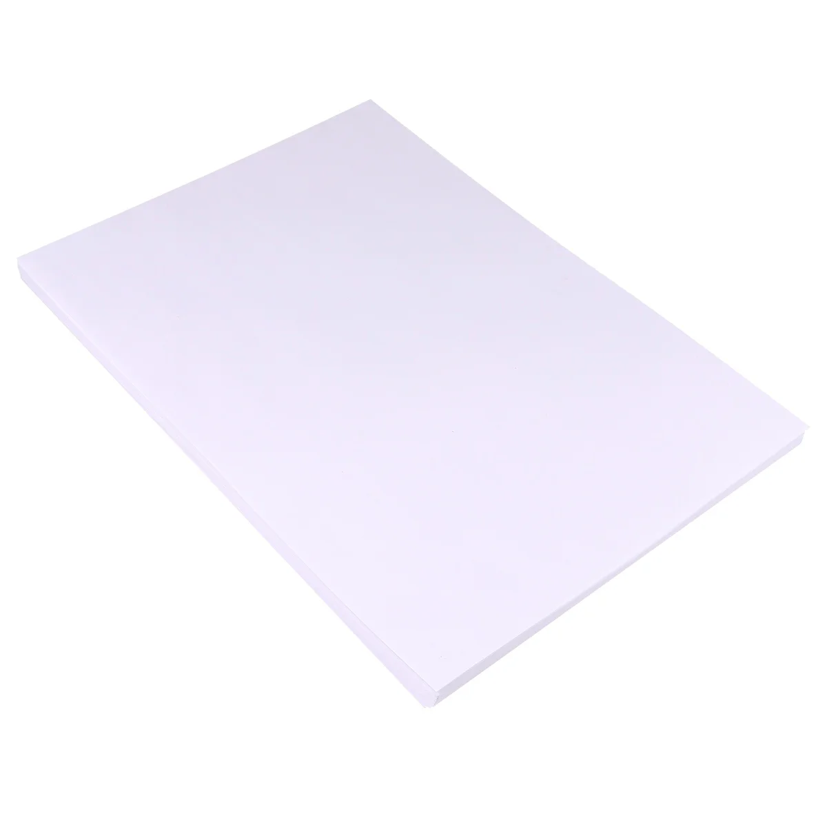 

100 Sheets Double Sided Label Stickers Scrapbook Matte White Paper Anti-adhesive Blank Separation