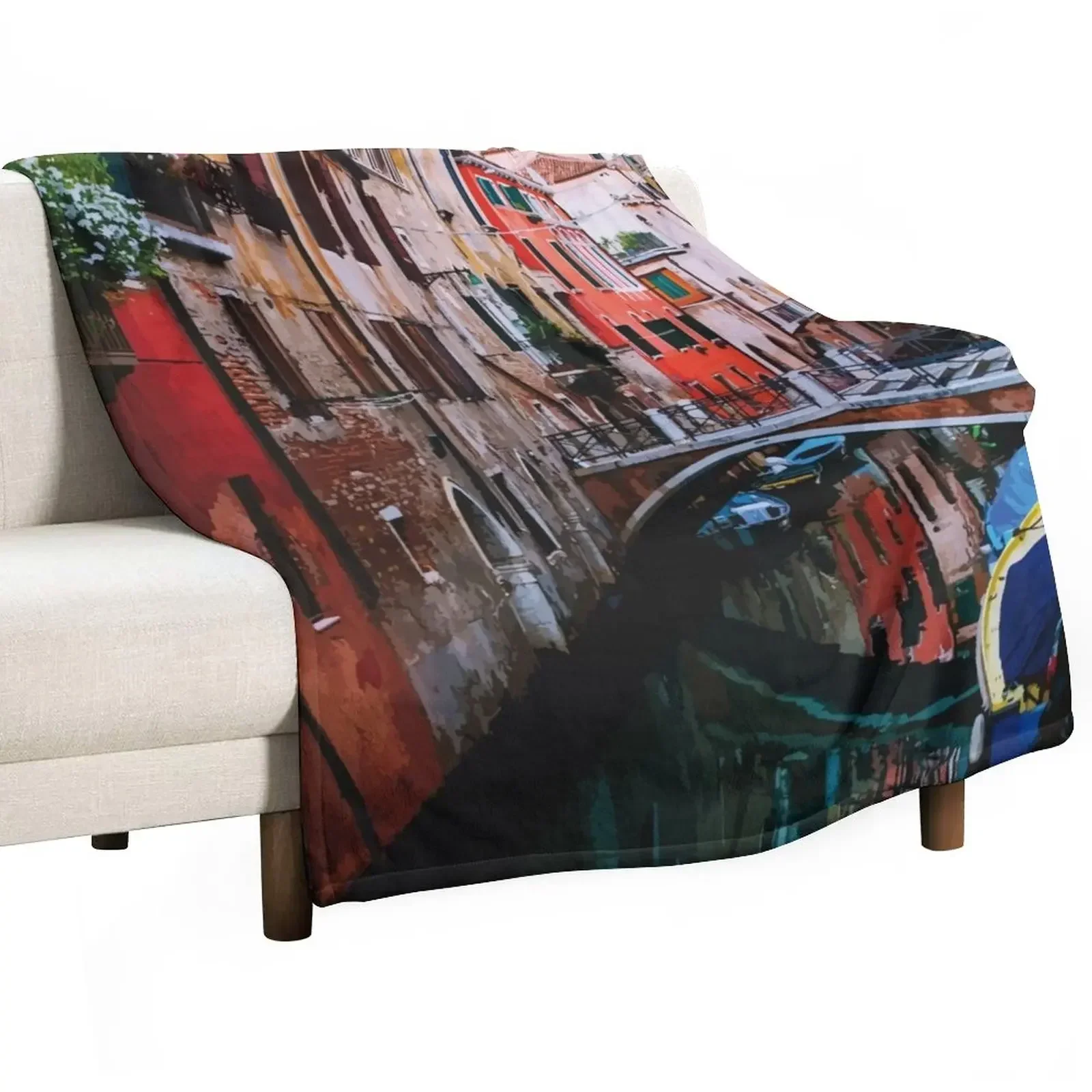 

Venice Paint Throw Blanket Sofas Luxury St Summer Sofa Quilt Blankets