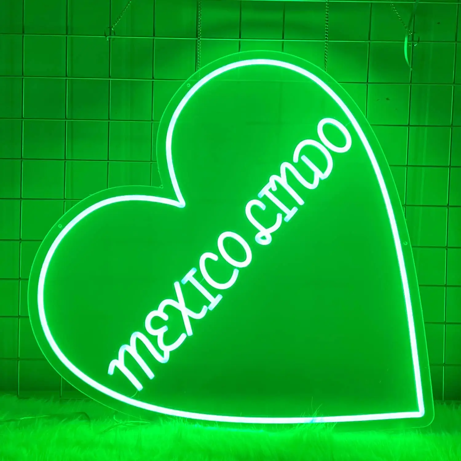 Customized neon wedding sign, Heart-shaped design, Personalized Neon Sign, Neon Signs for Wall Decor, led signs for bedroom wall