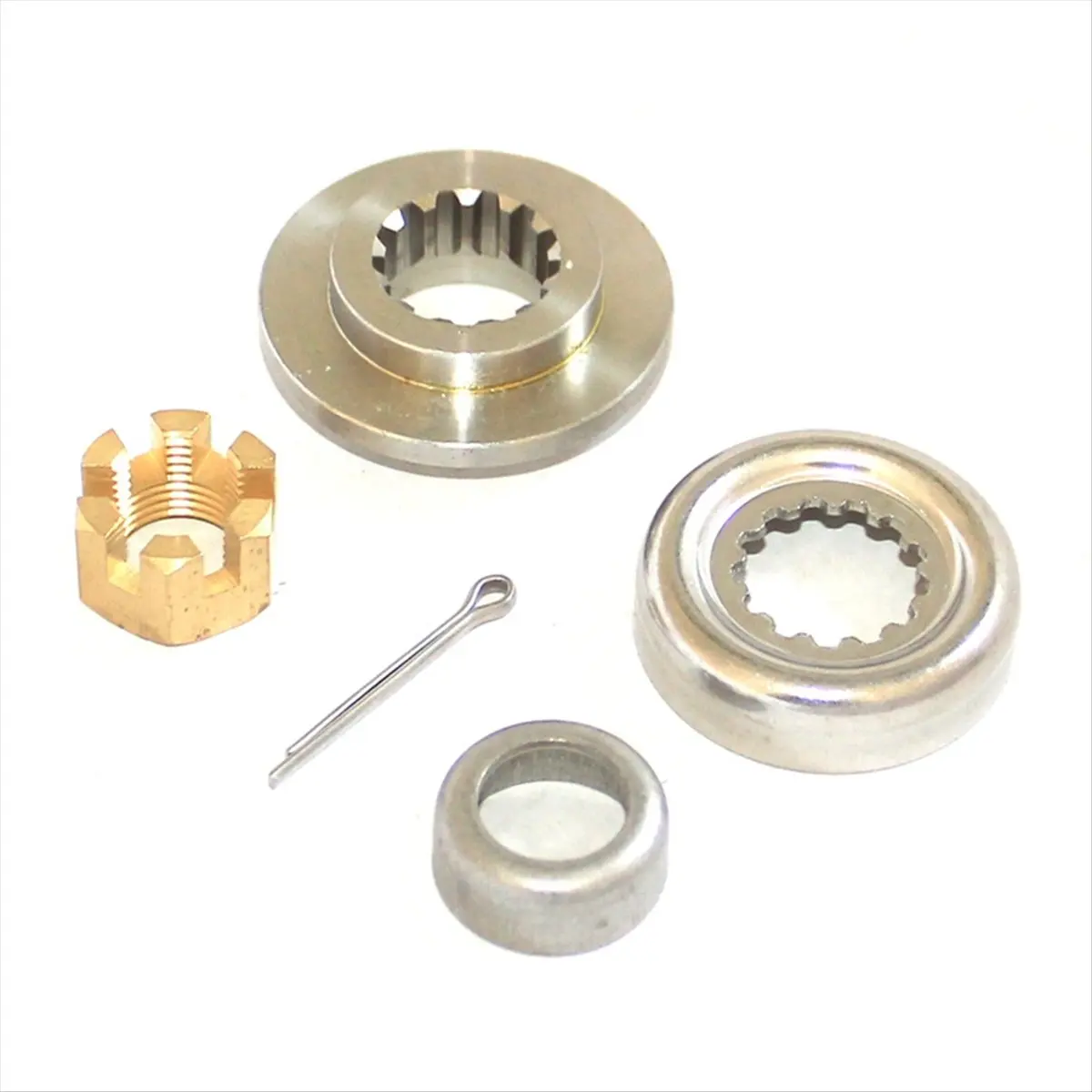 #06L (Silver)Boat Propeller Install Nut Kit for Yamaha 2-Stroke 40 Hp Outboard,Automotive Parts & Accessories