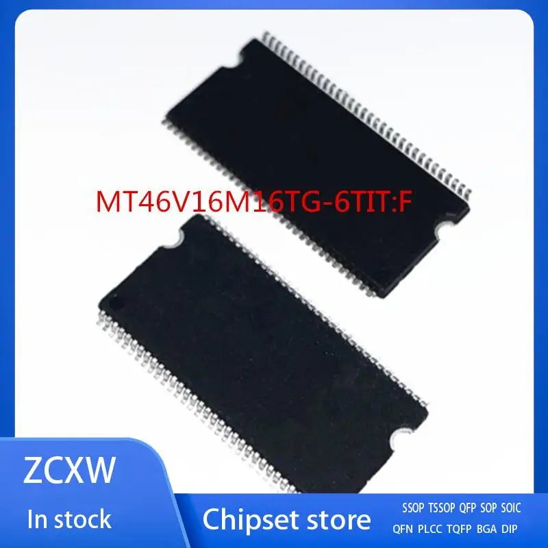 10Pcs/Lot  New  MT46V16M16TG-6TIT:F   MT46V16M16 T46V16M16TG TSOP66